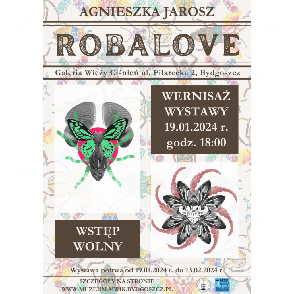 Plakat wystawy Agnieszki Jarosz